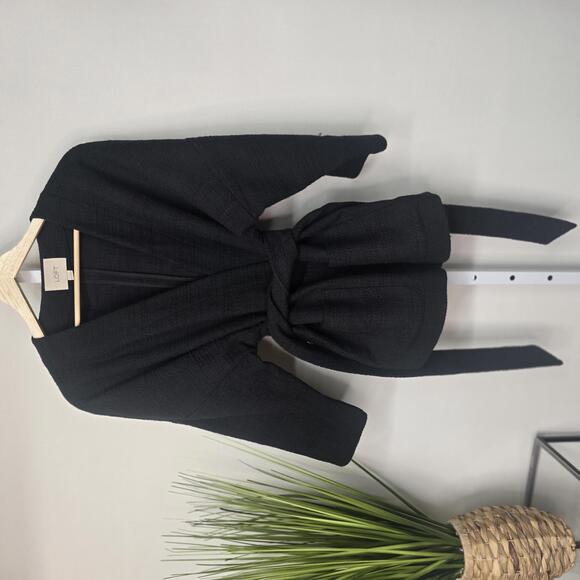 LOFT Jackets & Blazers - LOFT Women's Black Belted Kimono Jacket M/L